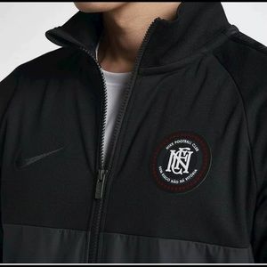 NIKE FC SOCCER TRACK JACKET FULL ZIP DRI FIT